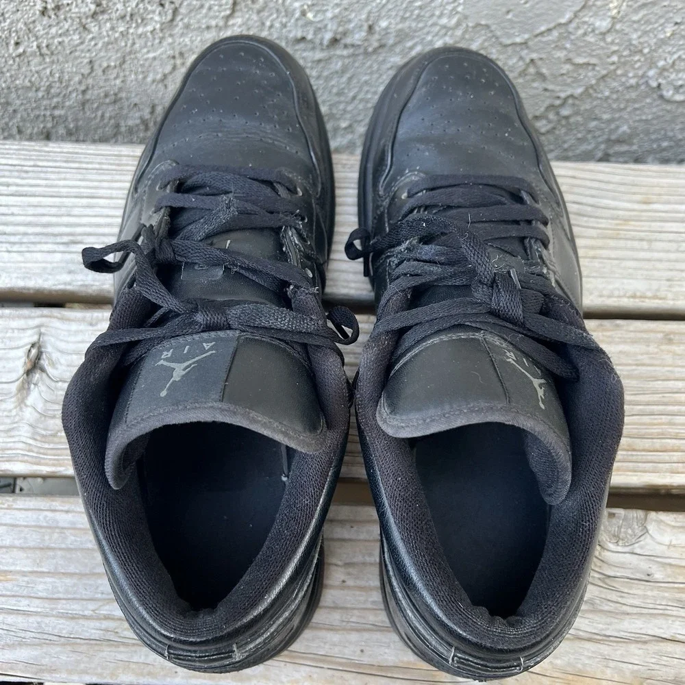 Air Jordan 1 Shoes Men Size 12 Low Triple Black 2022 553558-093